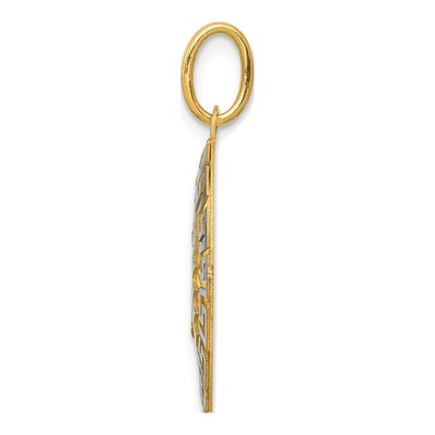 14K Two-Tone Gold Our of Guadalupe Pendant – view 3