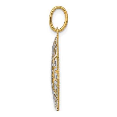 14K Two-Tone Gold Our of Guadalupe Pendant – view 3