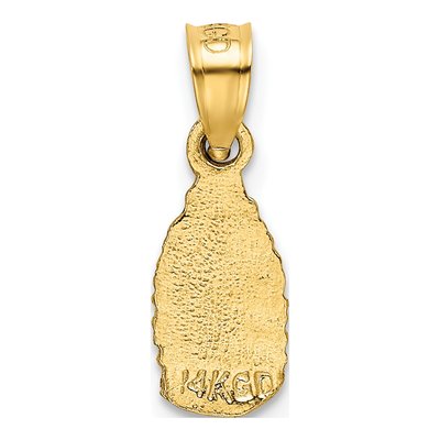 14K Yellow Gold Our of Guadalupe Pendant – view 4