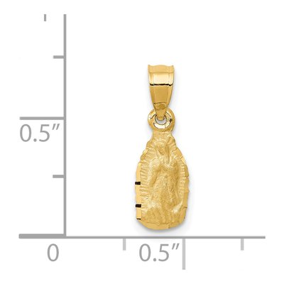 14K Yellow Gold Our of Guadalupe Pendant – view 5