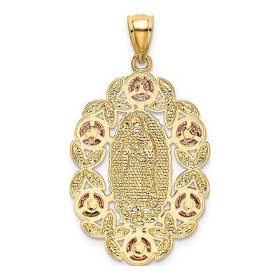 14K Two-Tone Gold Our of Guadalupe Pendant – view 4