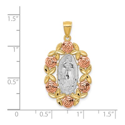 14K Two-Tone Gold Our of Guadalupe Pendant – view 5