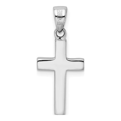 14K White Gold Cross Pendant – view 4