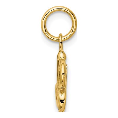 14K Yellow Gold Butterfly Pendant – view 3