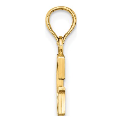 14K Yellow Gold Letter G Pendant – view 3