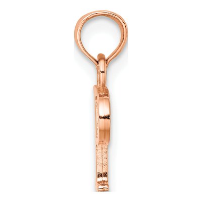14K Rose Gold Letter P Pendant – view 3