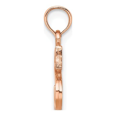 14K Rose Gold Letter S Pendant – view 3
