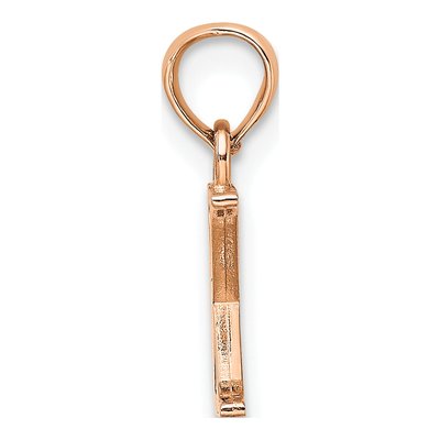 14K Rose Gold Letter X Pendant – view 3