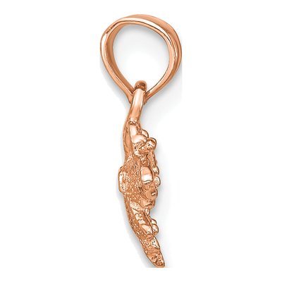 14K Rose Gold Mini Butterfly Pendant – view 3