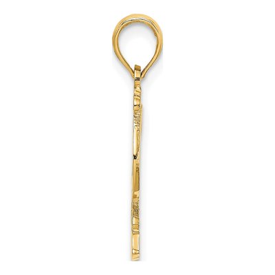 14K Yellow Gold Rooster Pendant – view 3