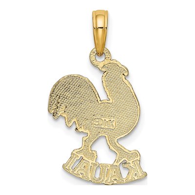 14K Yellow Gold Rooster Pendant – view 4