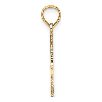 14K Yellow Gold Carousel Horse Pendant – view 3