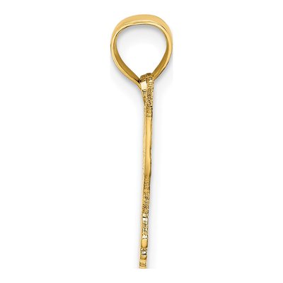 14K Yellow Gold Hummingbird Pendant – view 3
