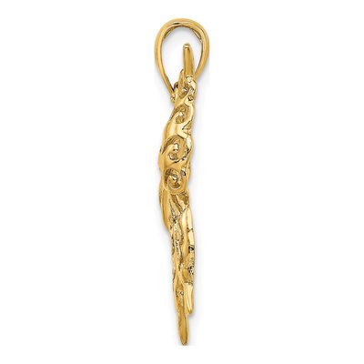 14K Yellow Gold Cut-Out Butterfly Charm – view 3