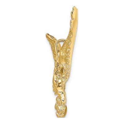 14K Yellow Gold Eagle Pendant – view 3