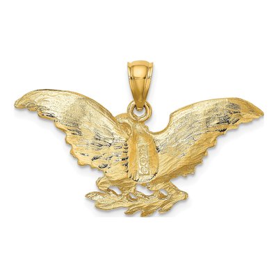 14K Yellow Gold Eagle Charm – view 5