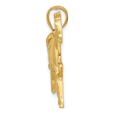 14K Yellow Gold Horse Charm – view 3