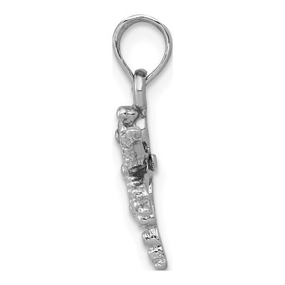 14K White Gold Mini Dragonfly Cut-Out Charm – view 3