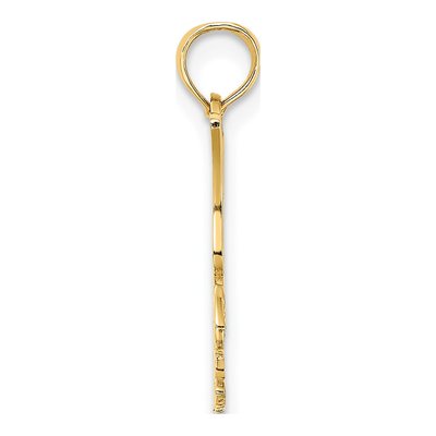 14K Yellow Gold Eagle Landing Pendant – view 3