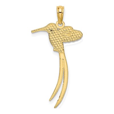 14K Yellow Gold Bird Charm – view 5