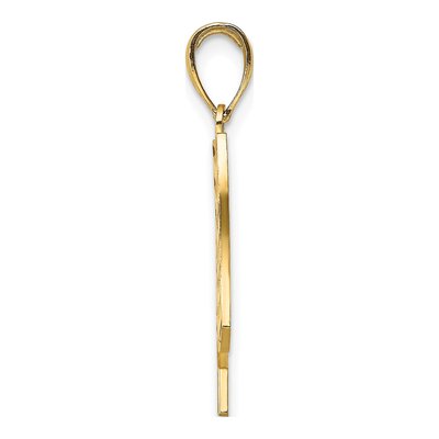 14K Yellow Gold Enameled American Flag Charm – view 3