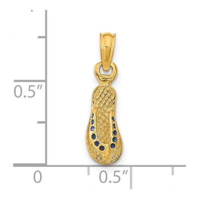 14K Yellow Gold 3D Charm – view 3