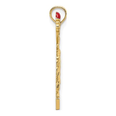 14K Yellow Gold Statue of Liberty NY Enamel Charm – view 3