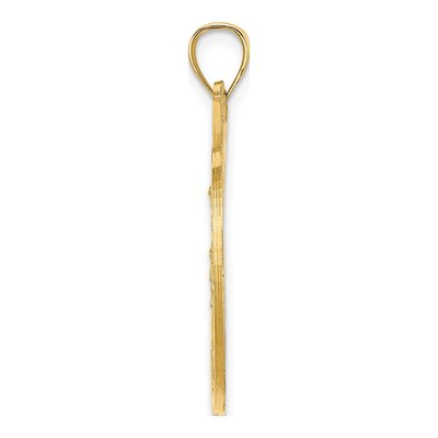 14K Yellow Gold Red Enamel NY Apple Skyline Charm – view 3