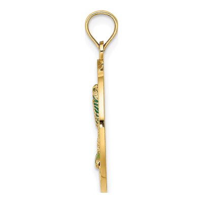 14K Yellow Gold Florida Palm Tree Charm – view 3