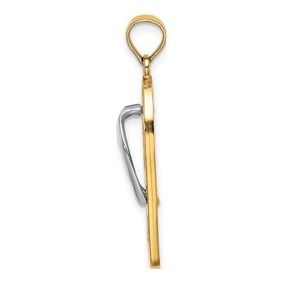 14K Yellow Gold Flip-Flop Beach Charm – view 3