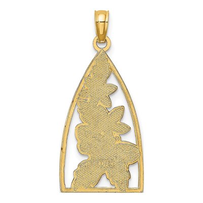 14K Yellow Gold Enameled Bumblebee Charm – view 5