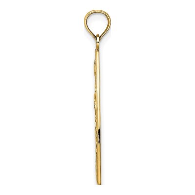 14K Yellow Gold Enamel Panda Bamboo Charm – view 3