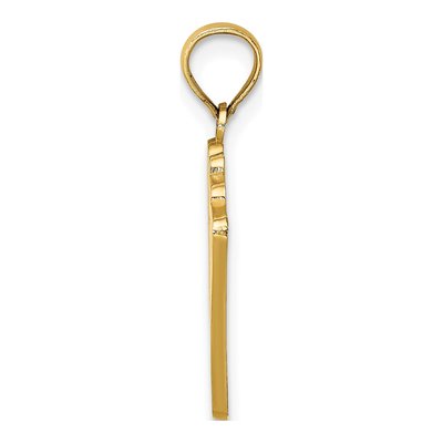 14K Yellow Gold Royal Flush Cards Charm – view 3