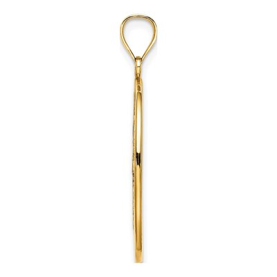 14K Yellow Gold Enamel Angelfish Pendant – view 3