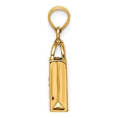14K Yellow Gold Enameled Jack-O-Lantern Bag Charm – view 4