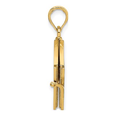 14K Yellow Gold My Love Story Book Pendant – view 3