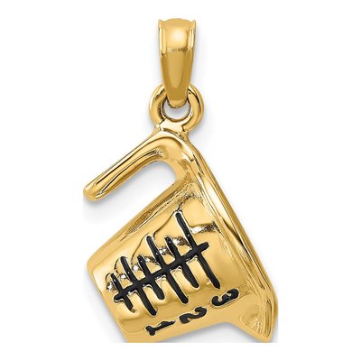 14K Yellow Gold 3D Measuring Cup Charm