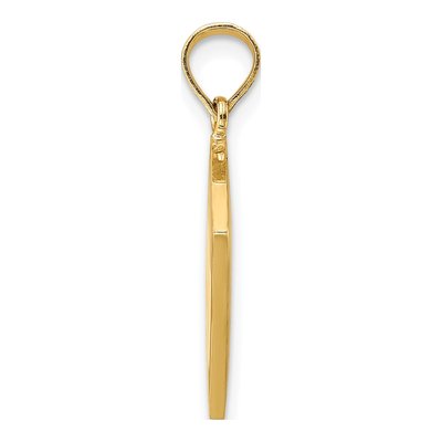 14K Yellow Gold Red Enamel Cook Book Charm – view 3
