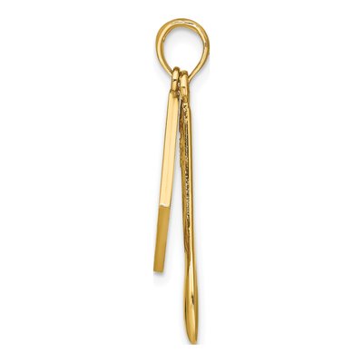 14K Yellow Gold Cook Book Spoon Charm – view 3