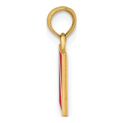 14K Yellow Gold Dive Flag Pendant – view 3