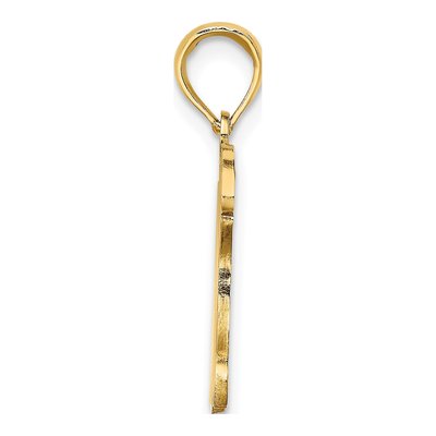 14K Yellow Gold Enamel Turtle Pendant – view 3