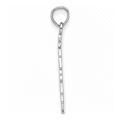 14K White Gold Christmas Tree Charm – view 3