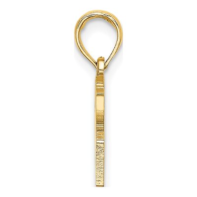 14K Yellow Gold Hands Forming Heart Charm – view 3
