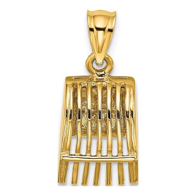 14K Yellow Gold 3-D Cranberry Scoop Charm – view 5