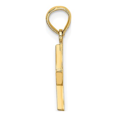 14K Yellow Gold Cut-Out Star Pendant – view 3