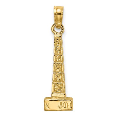 14K Yellow Gold John Hancock Building Charm