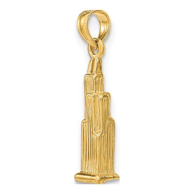 14K Yellow Gold Willis Tower Charm – view 6