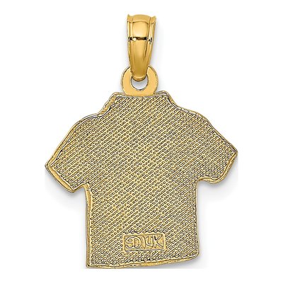 14K Yellow Gold Pineapple Shirt Charm – view 5