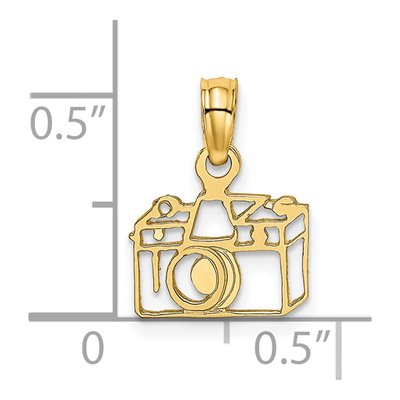 14K Yellow Gold Camera Pendant – view 4