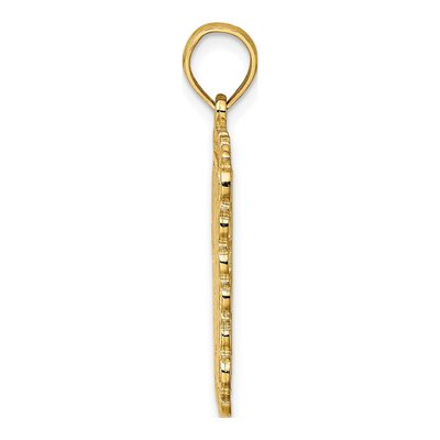 14K Yellow Gold King of Spades Card Charm – view 3